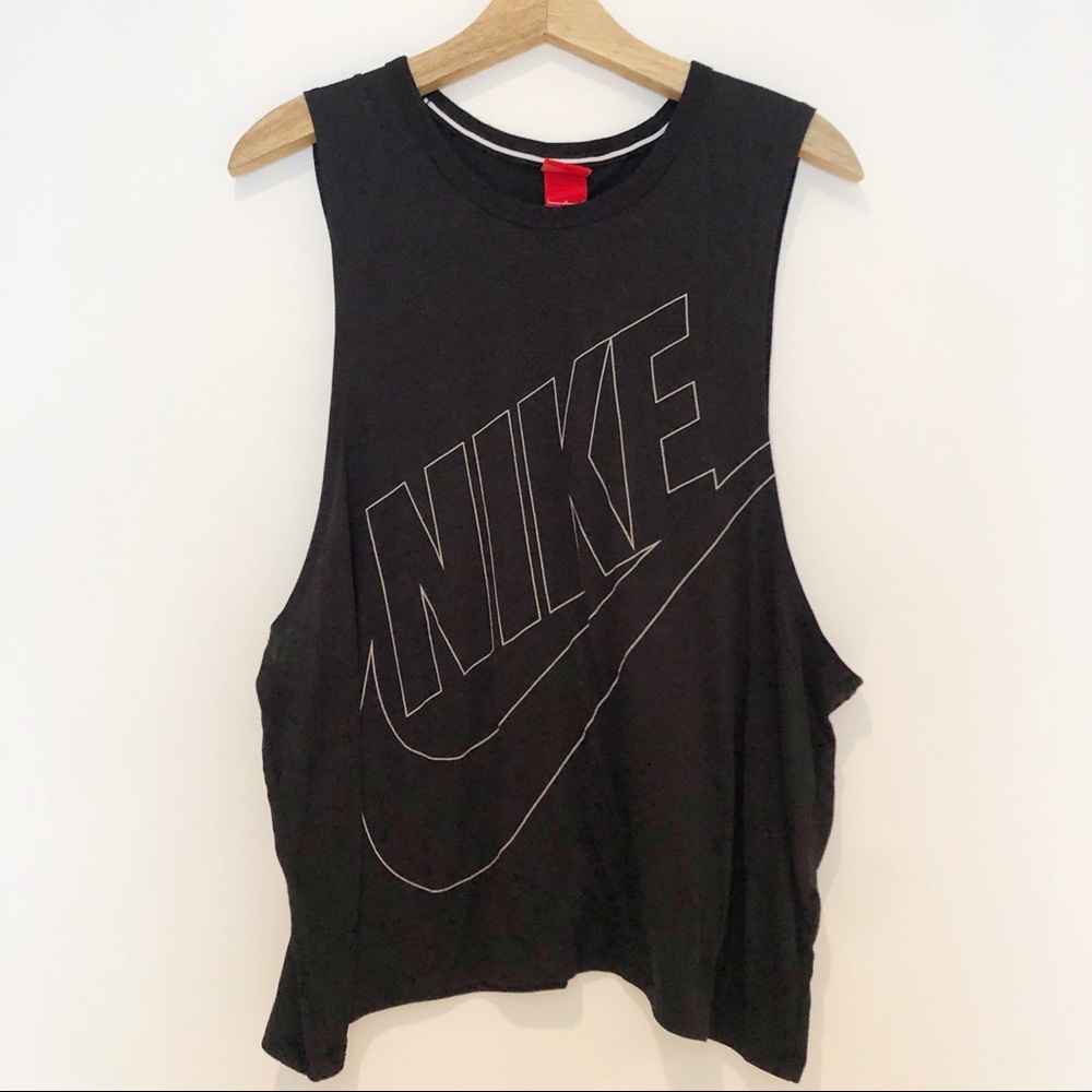 Nike | Black Muscle Tank